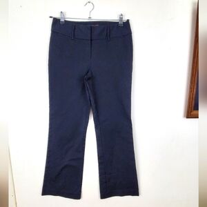 Dana Buchman Black Dress Pants | High-Rise Bootcut | Size 6 | Cotton Blend